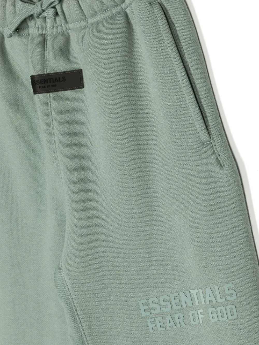 FEAR OF GOD ESSENTIALS KIDS Trainingsbroek met logoprint Groen