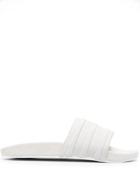 adidas slip-on stripe-detail slides WOMEN