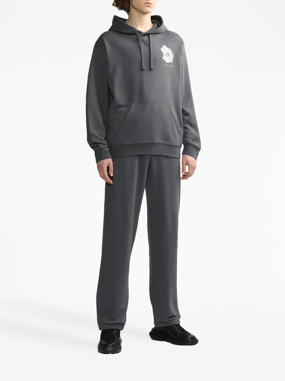 OBJECTS IV LIFE Trainingsbroek met logoprint - Grijs