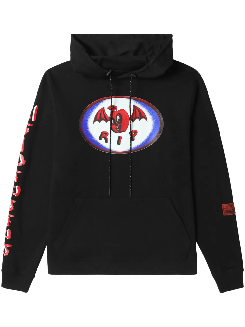 99% Is graphic-print cotton hoodie