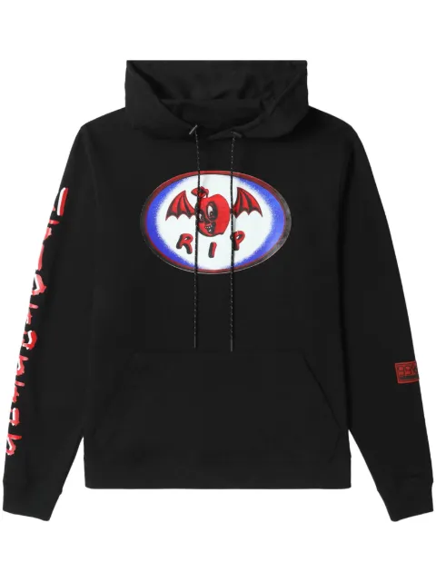 99% Is graphic-print cotton hoodie