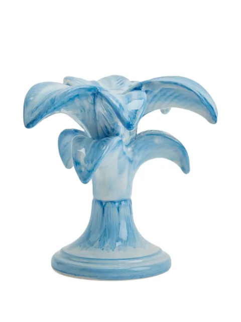 Les-Ottomans Palm Trees ceramic candleholder (15cm)