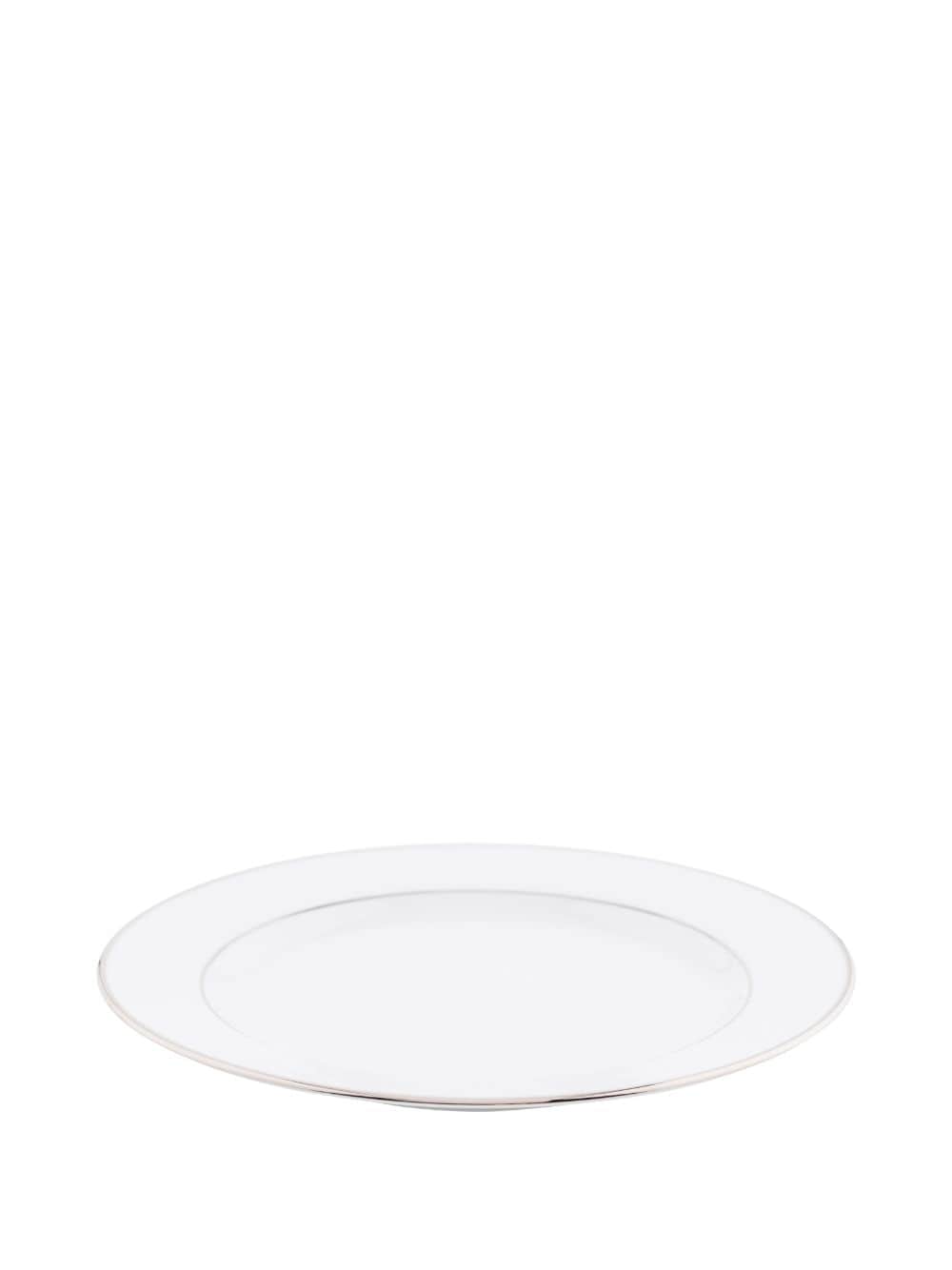 Shop Christofle Albi Porcelain Dessert Plate (21cm) In Silber