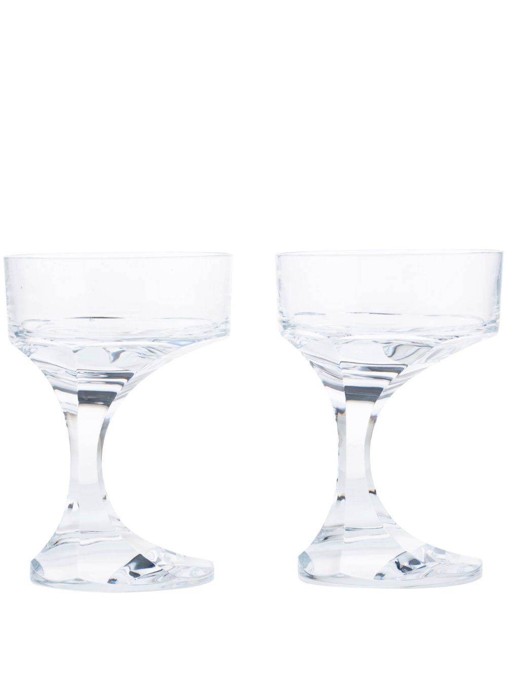 Baccarat Set Of Two Narcisse Champagne Coupe In Neutrals
