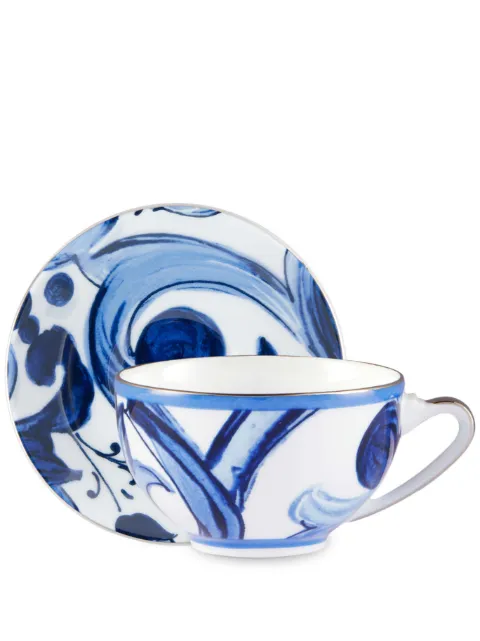 Dolce & Gabbana floral-print porcelain tea set