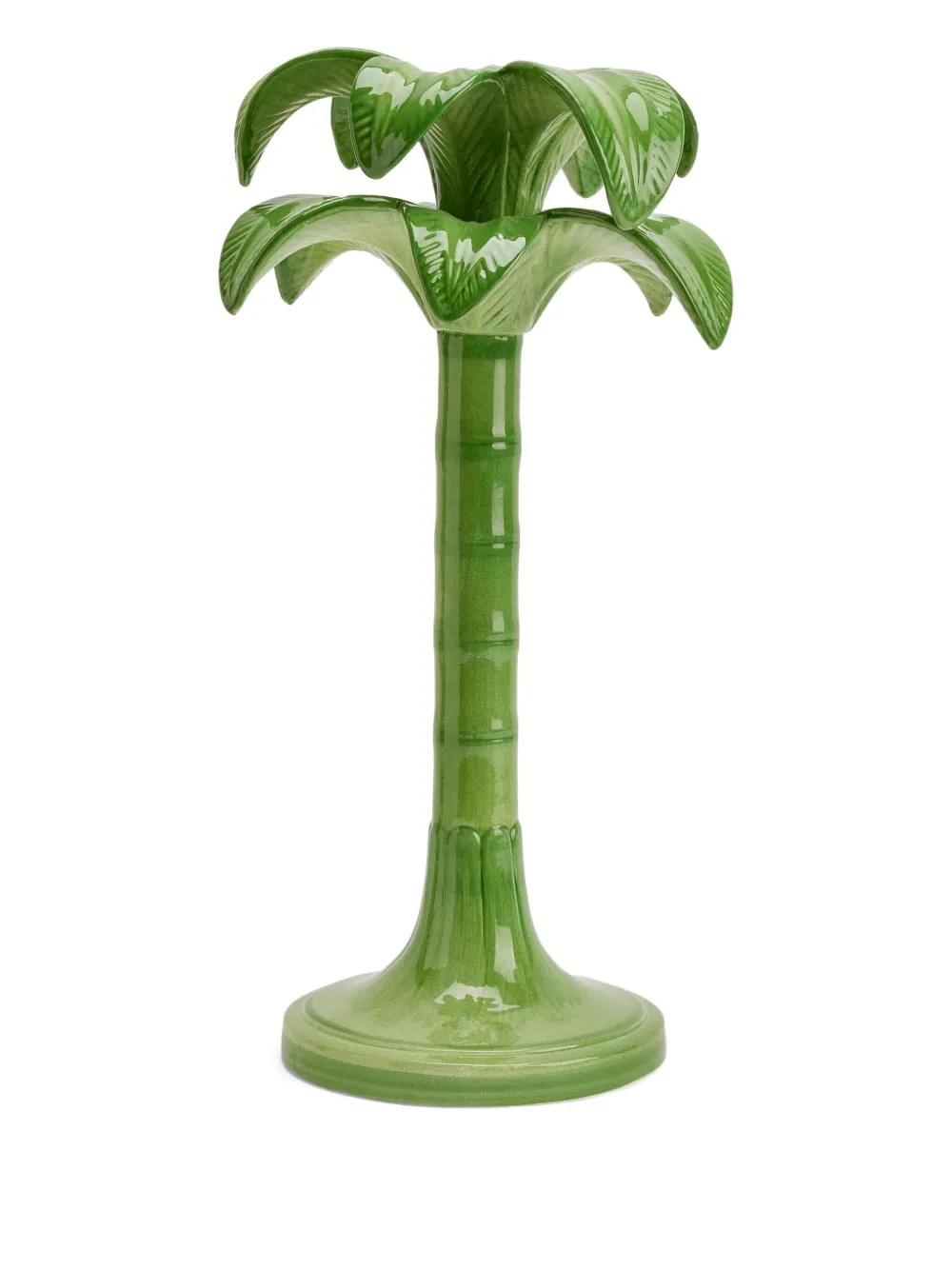 Les-Ottomans palm tree decorative sculpture | Green | Image 1