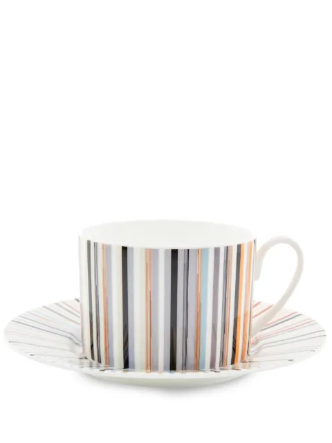 Missoni Home Jenkins tea cup and saucer (set of six)