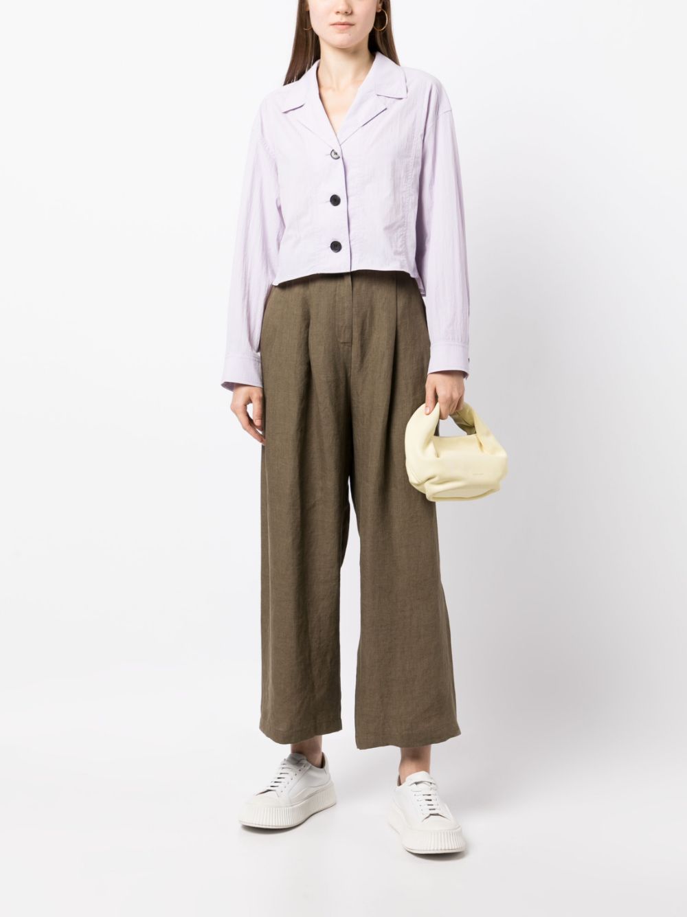 STUDIO TOMBOY wide-leg Linen Trousers - Farfetch