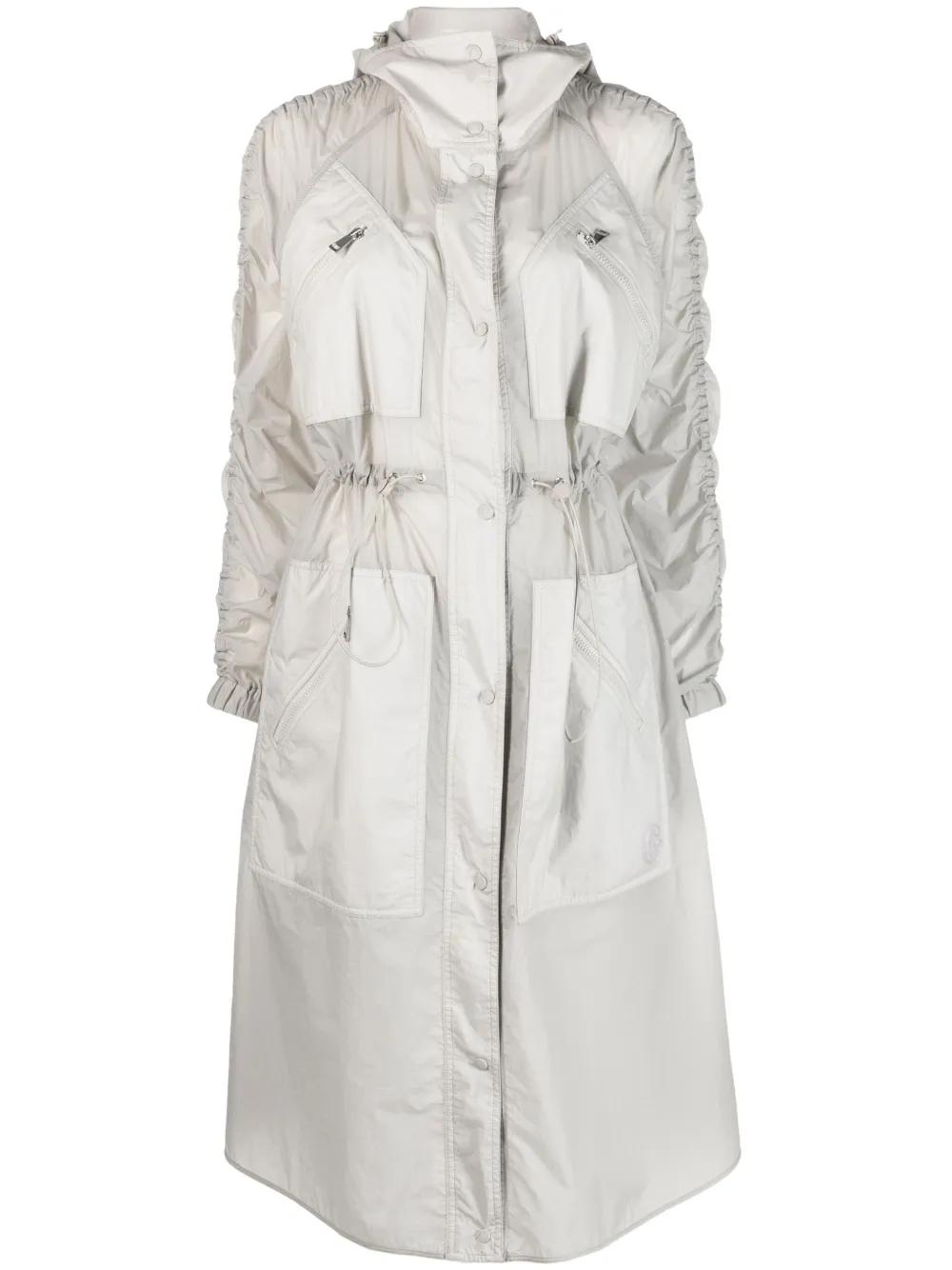 MONCLER POTET DRAWSTRING-WAIST COAT