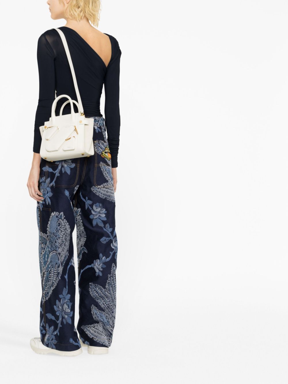 Shop Off-white Small City Tote Bag In Weiss