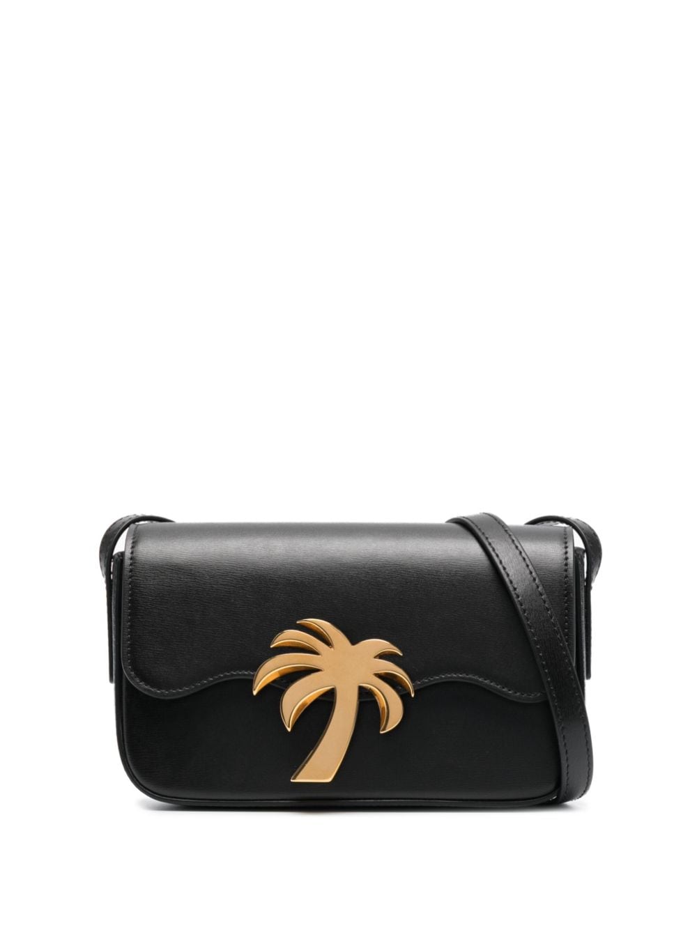 Shop Palm Angels Palm Beach Crossbody Bag In Schwarz