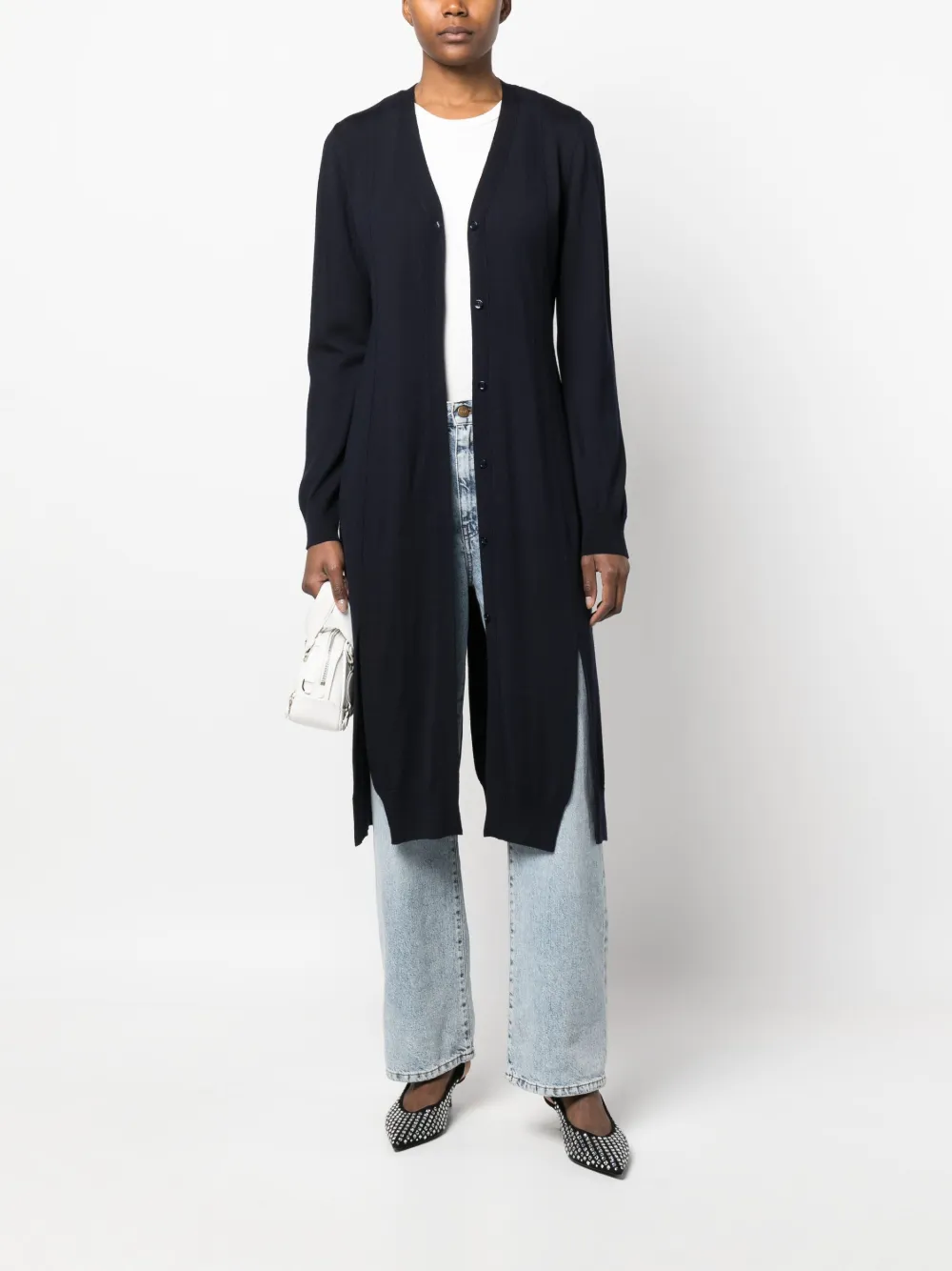 Moschino Vestjas met afwerking - Blauw
