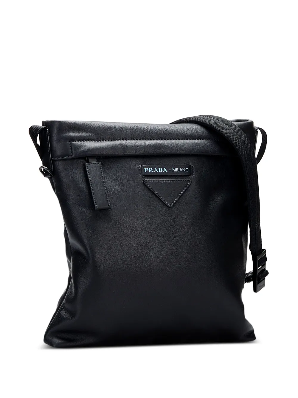 Prada Grace Lux Leather Triangle Crossbody Bag