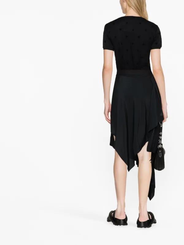 Givenchy logo-print layered-effect T-shirt | Black | FARFETCH