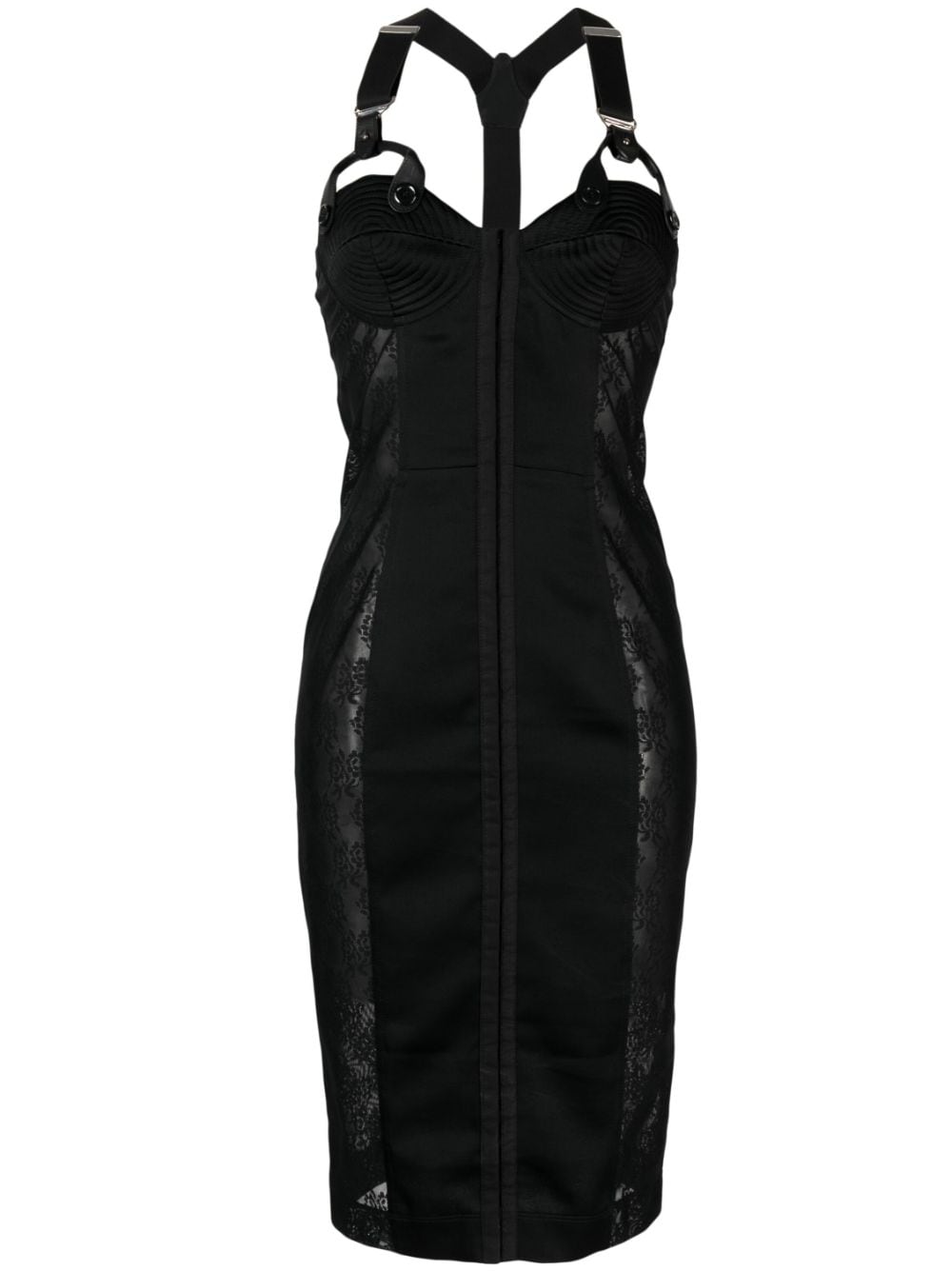 Moschino Sleeveless Minidress In Black