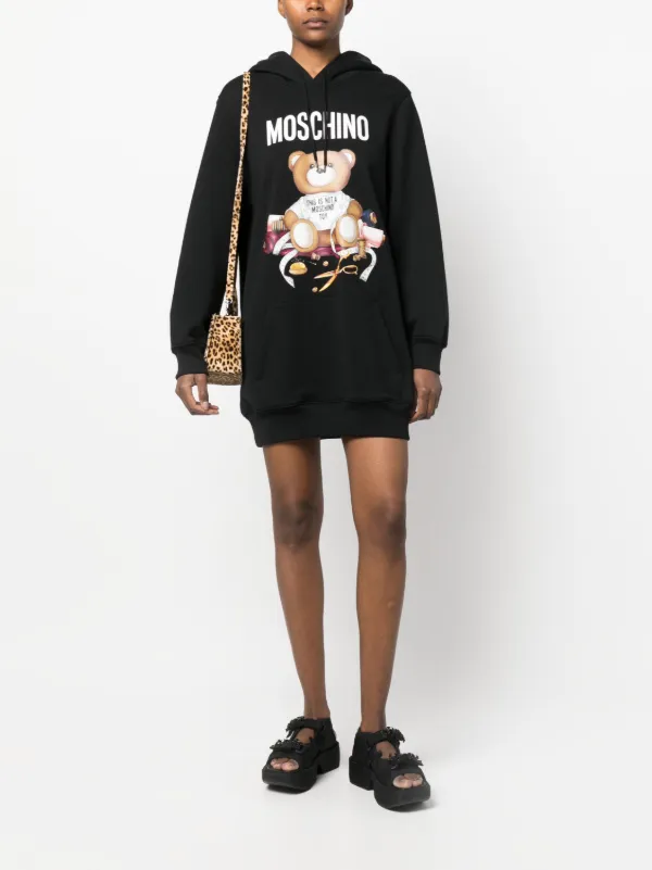 Teddy sweatshirt dress new arrivals