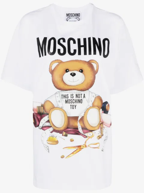 Moschino T-Shirt mit Teddy-Print