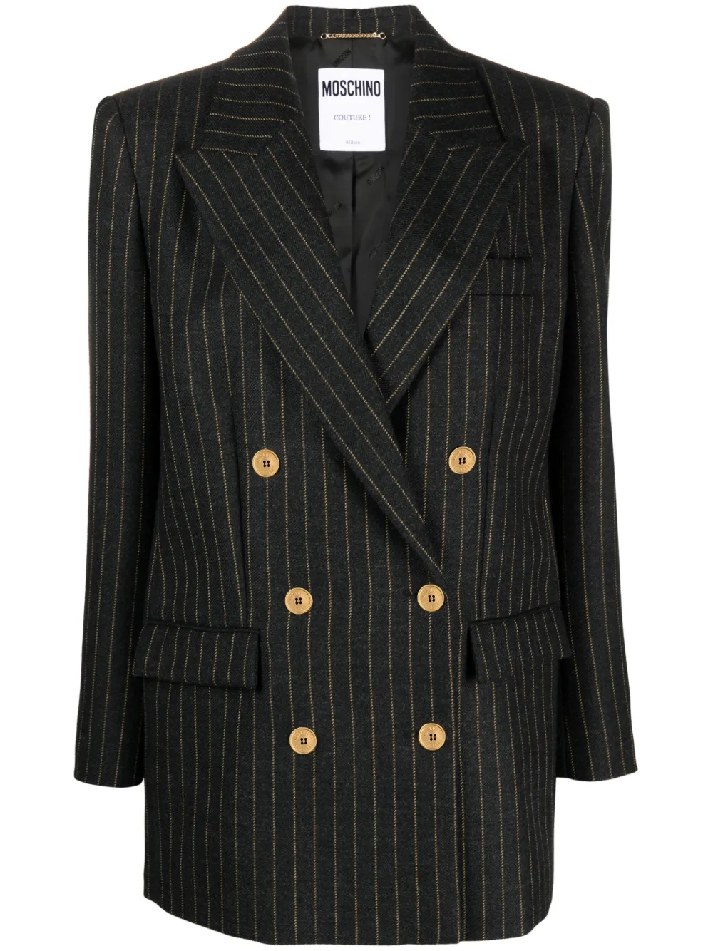 Moschino pinstripe wool double-breasted blazer