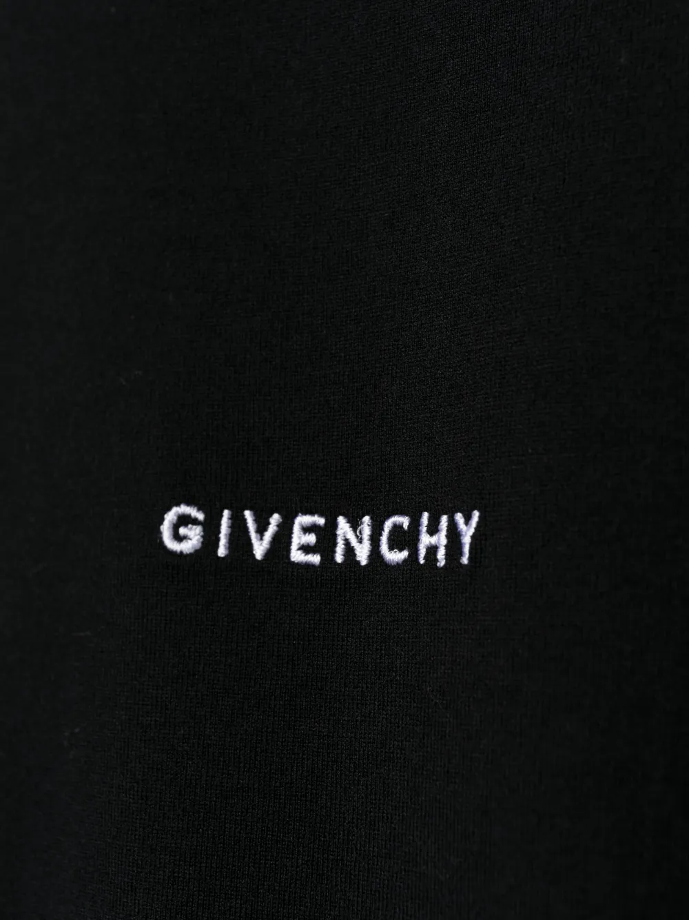 Givenchy T-shirt met logo Zwart