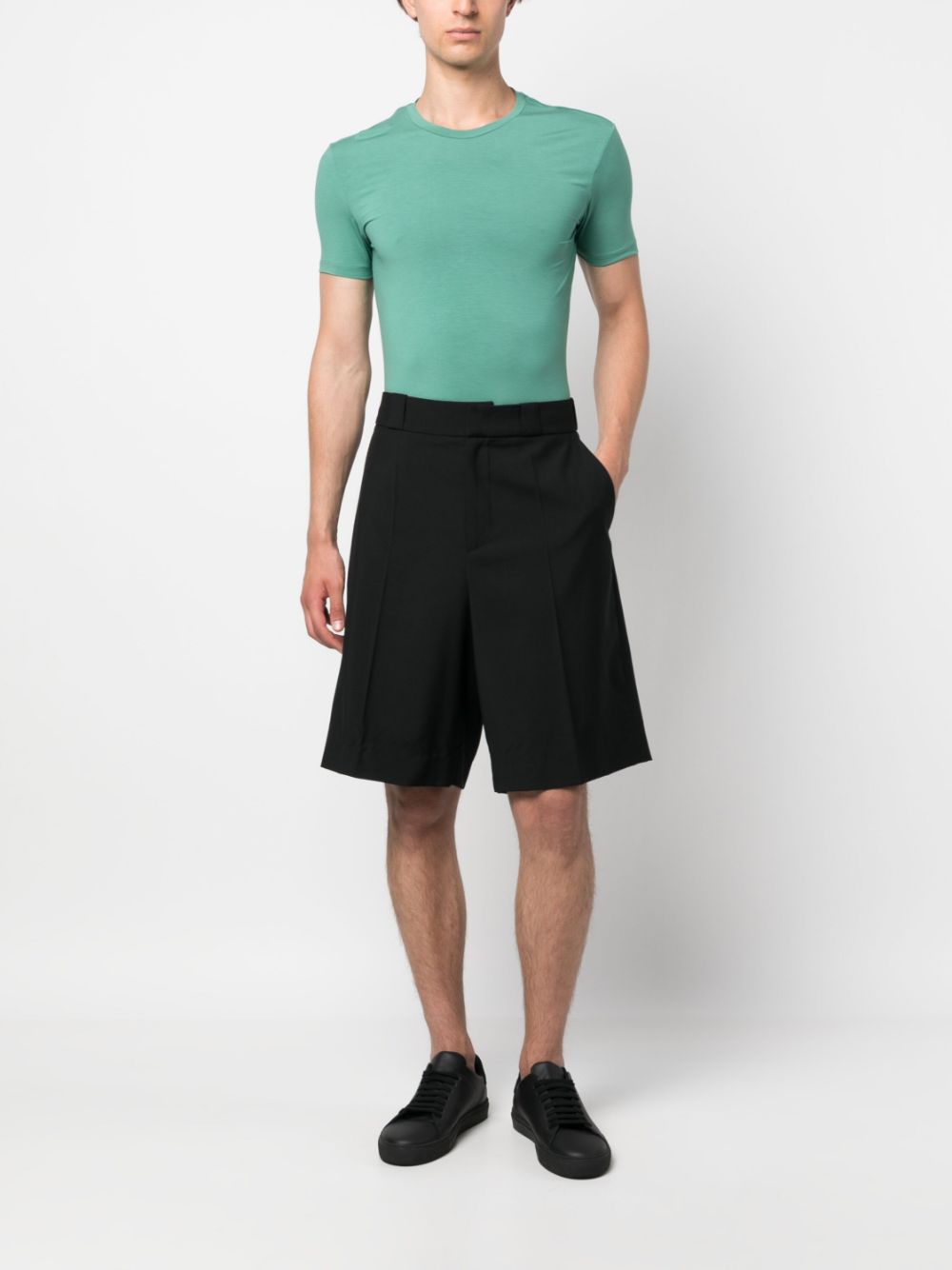 Zegna T-shirt met ronde hals - Groen