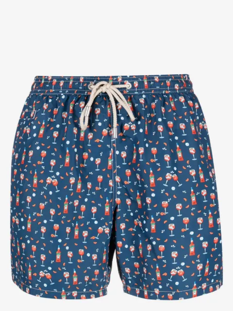 MC2 Saint Barth graphic-print swim shorts