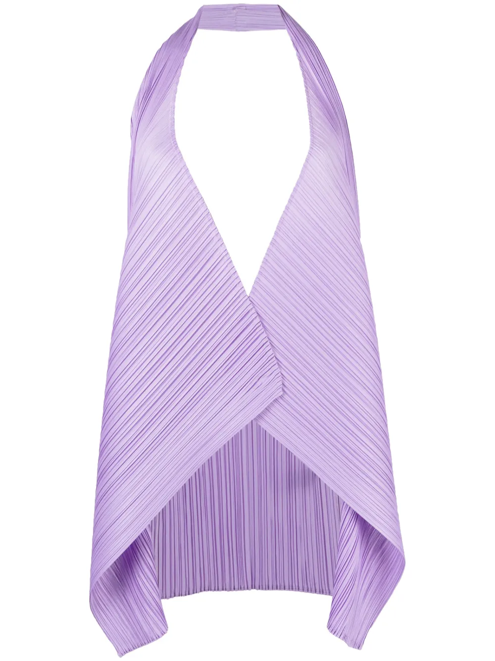 Pleats Please Issey Miyake Monthly Colours March halterneck plissé