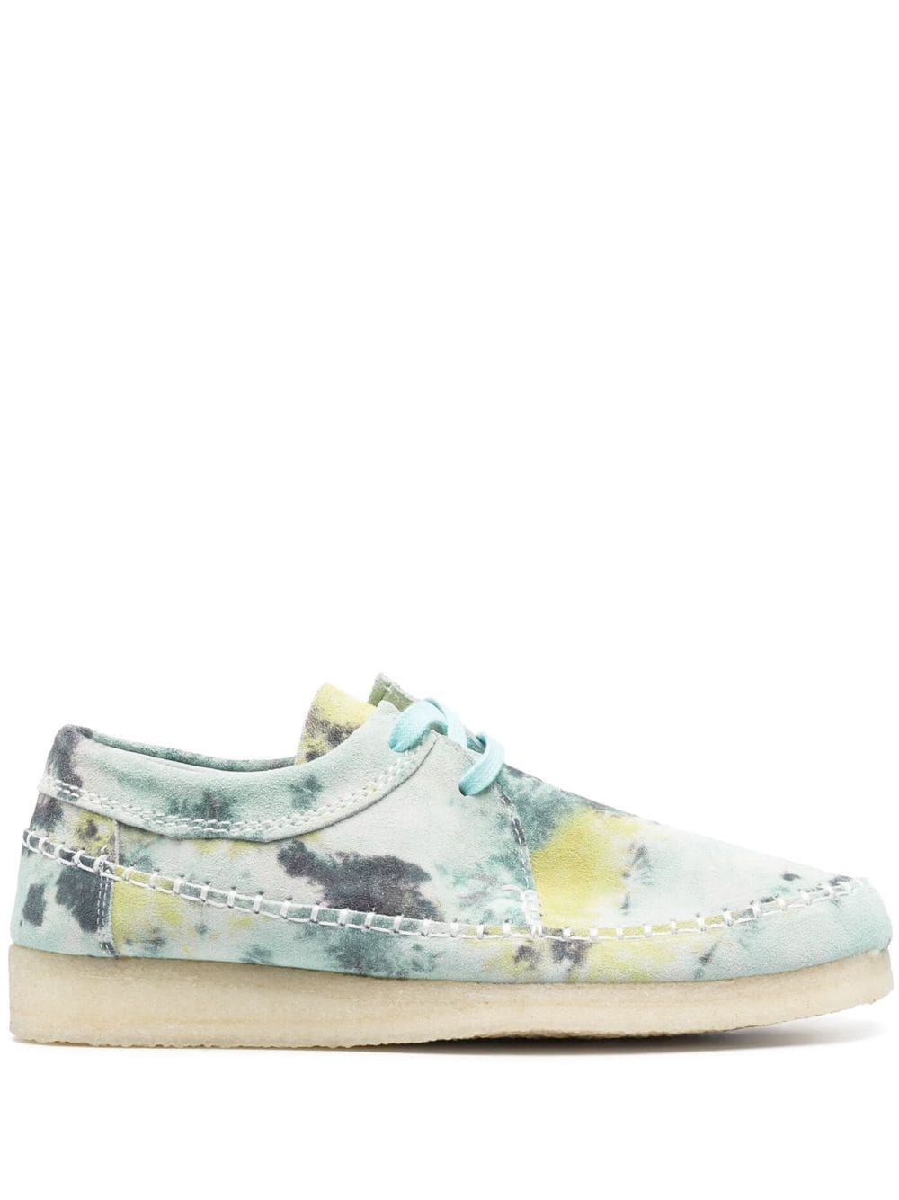 Clarks Lace-up Low-top Sneakers In Blau