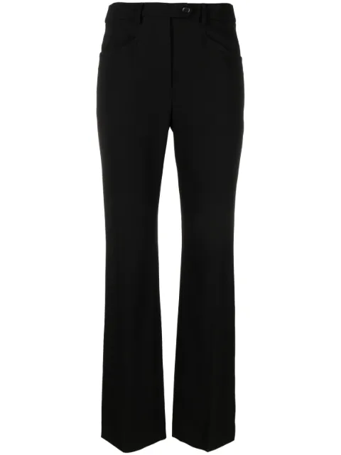 Moschino pantalones rectos con tiro medio