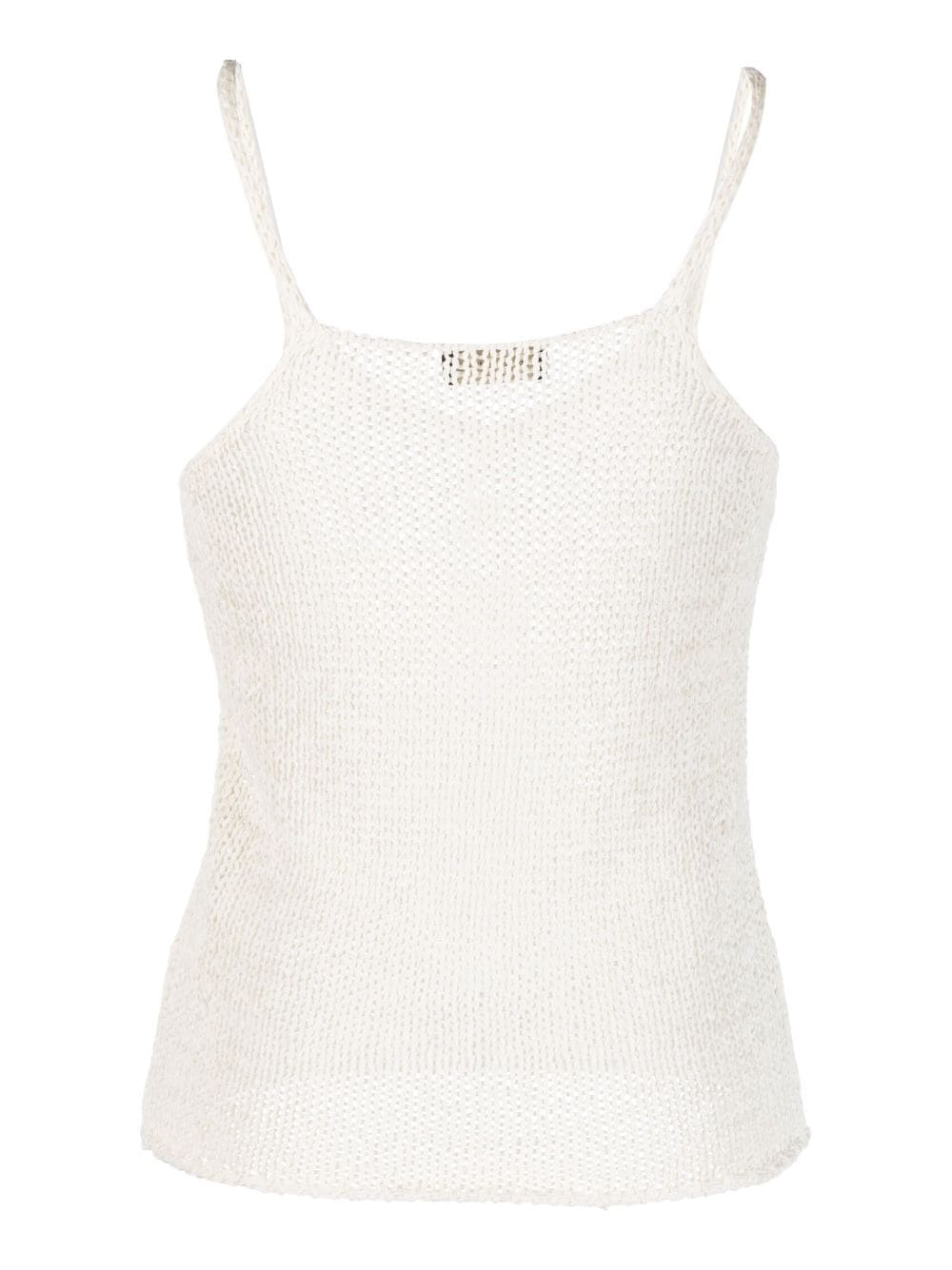 Shop Roberto Collina V-neck Knitted Top In Nude