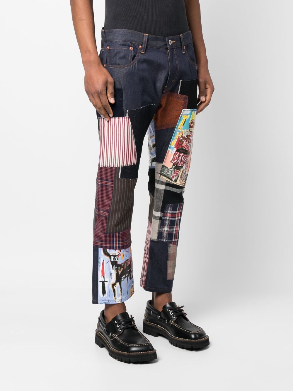 Junya Watanabe MAN パッチワーク デニムパンツ - Farfetch