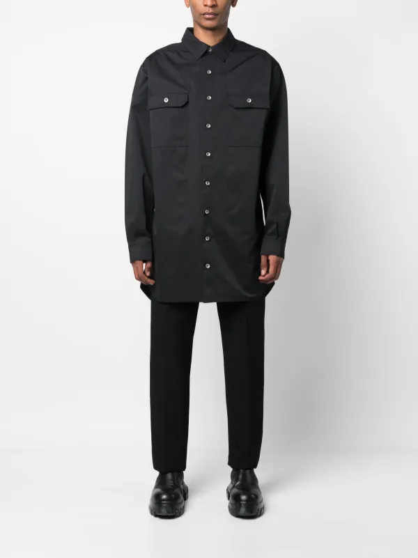 Rick Owens DRKSHDW シャツジャケット | ブルー | FARFETCH JP