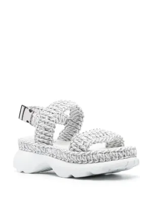 【送料&関税込】Moncler Multi-strap Flatform Sandal Chunky Flatform Multi Strap Sandals | boohoo