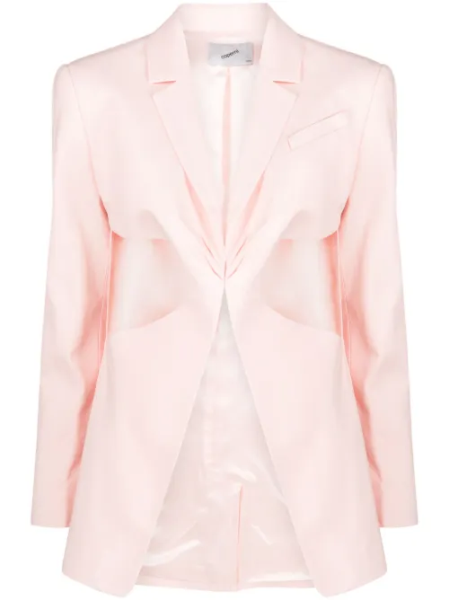 Coperni blazer à découpes - Rose - Coperni - Modalova
