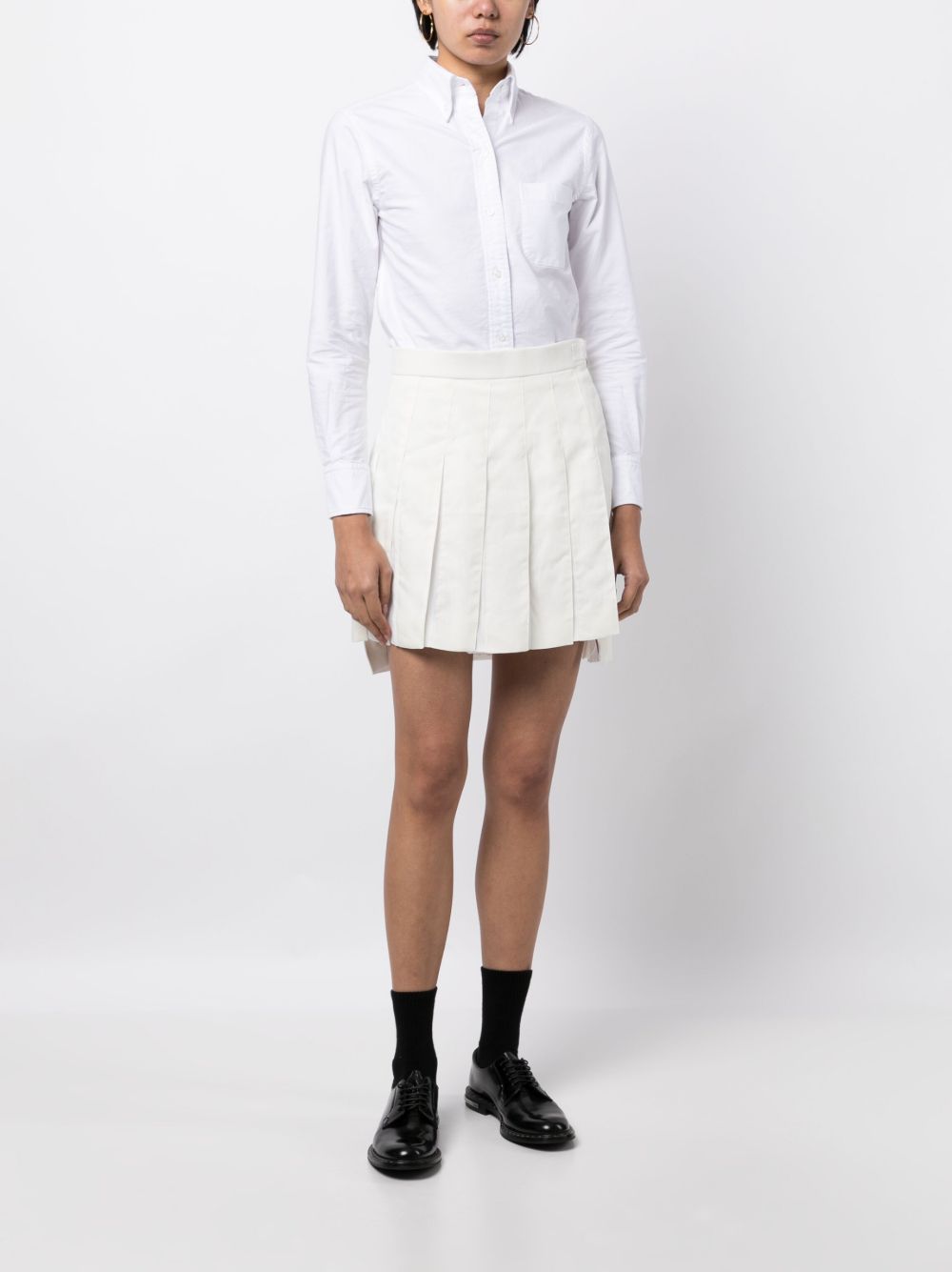 Thom Browne Blouse met logopatch - Wit