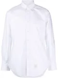 Thom Browne button-up cotton shirt - White