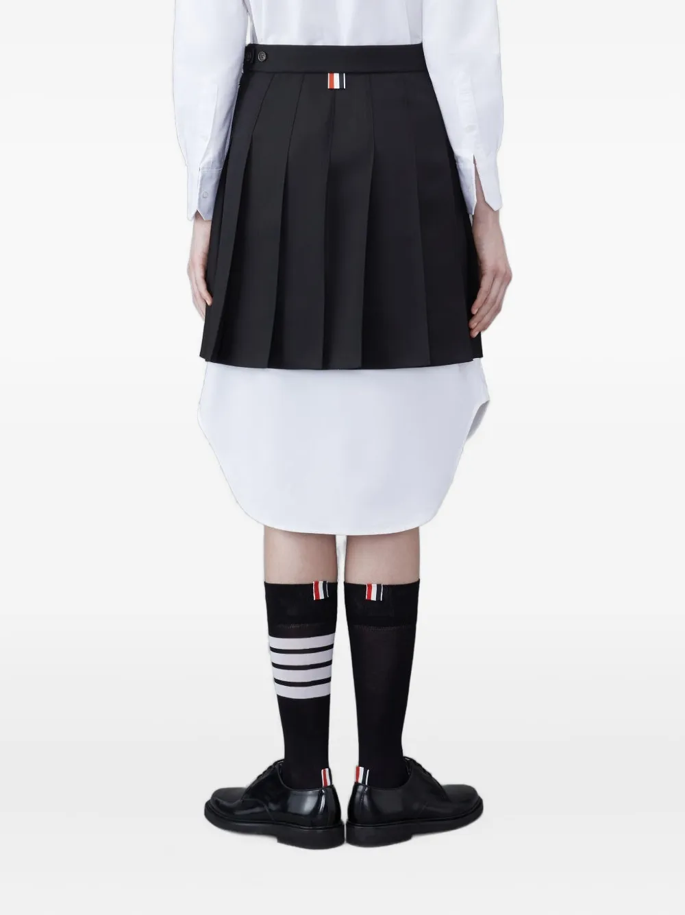 Thom Browne Mini-plooirok - Zwart