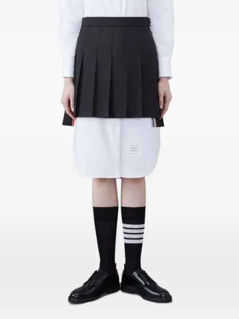 Thom Browne pleated mini skirt