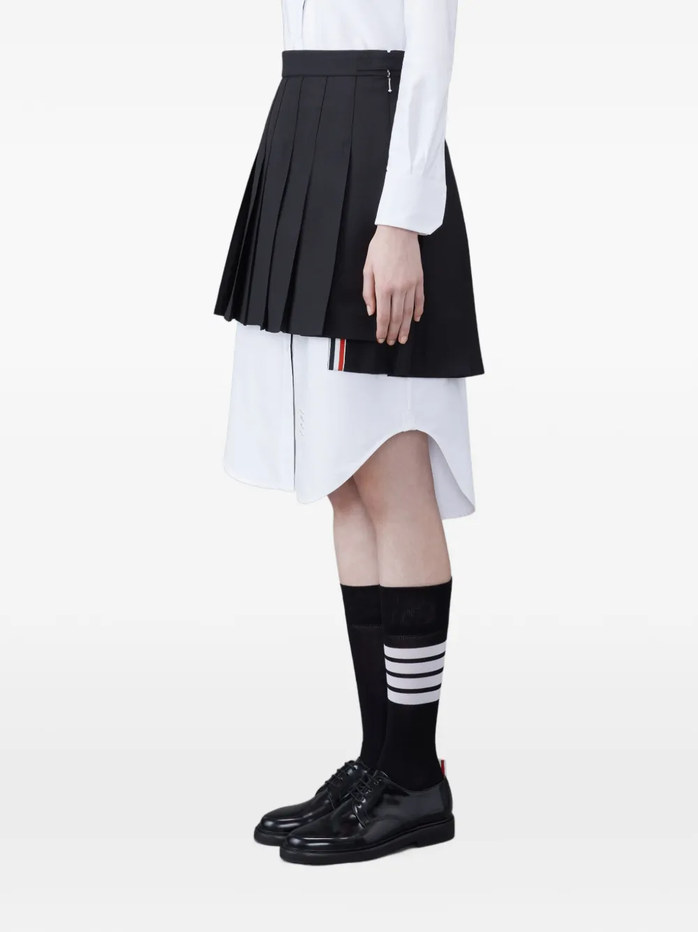 Thom Browne Mini-plooirok Zwart