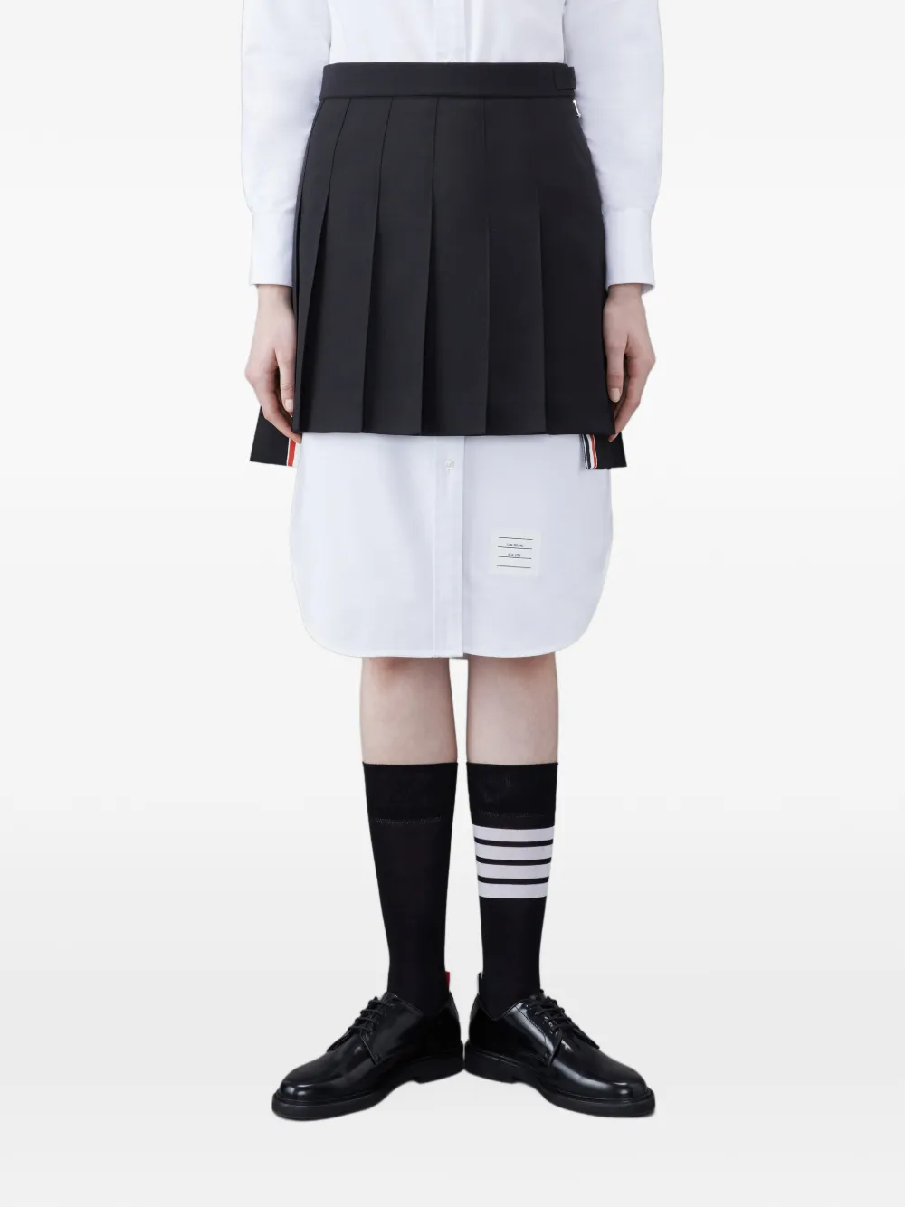Thom Browne Mini-plooirok Zwart
