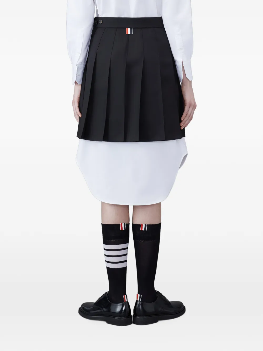 Thom Browne Mini-plooirok Zwart