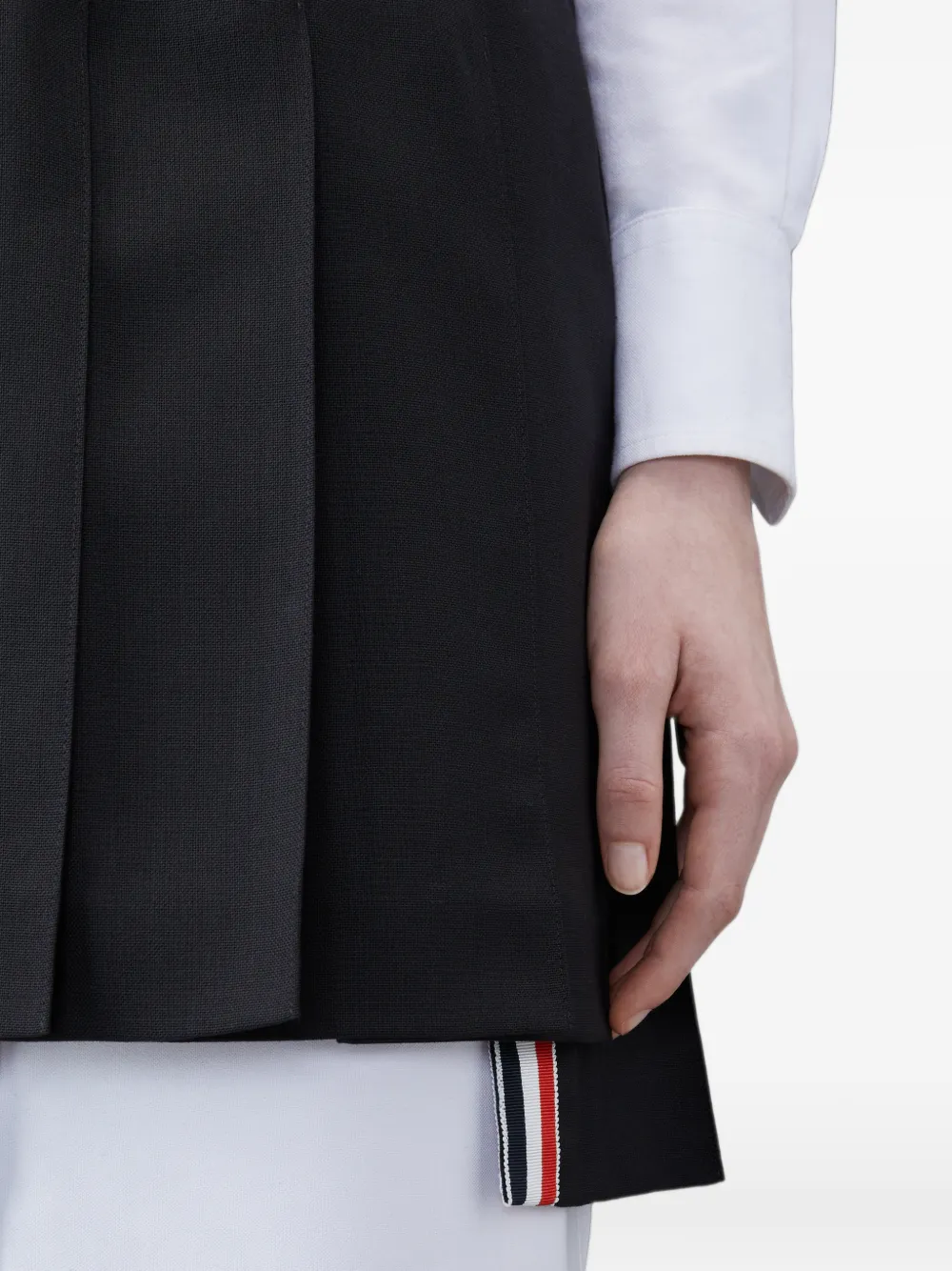 Thom Browne Mini-plooirok Zwart