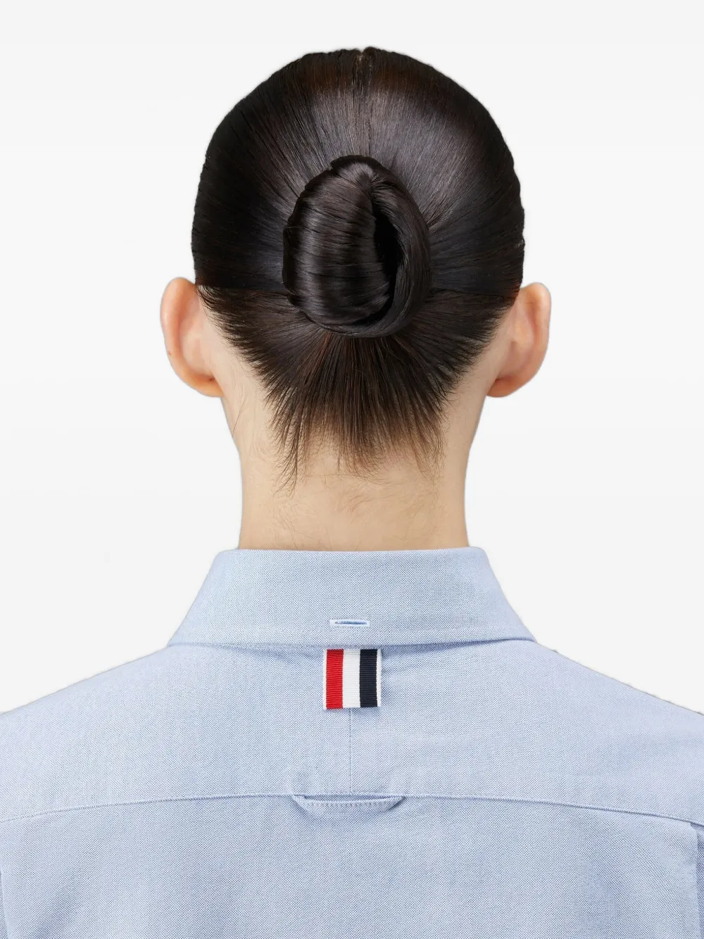Thom Browne Oxford blouse met bewerkte mouwen Blauw