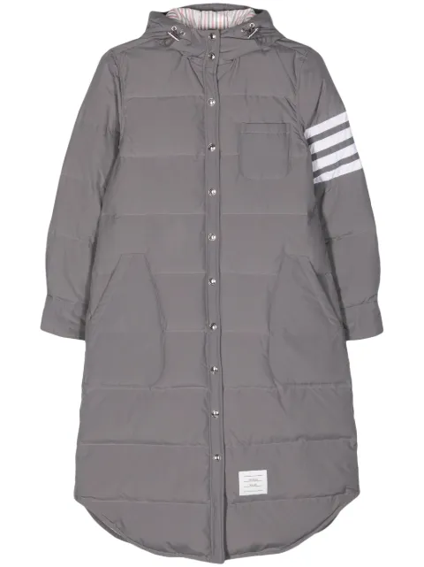 Thom Browne side-stripe-detail padded coat