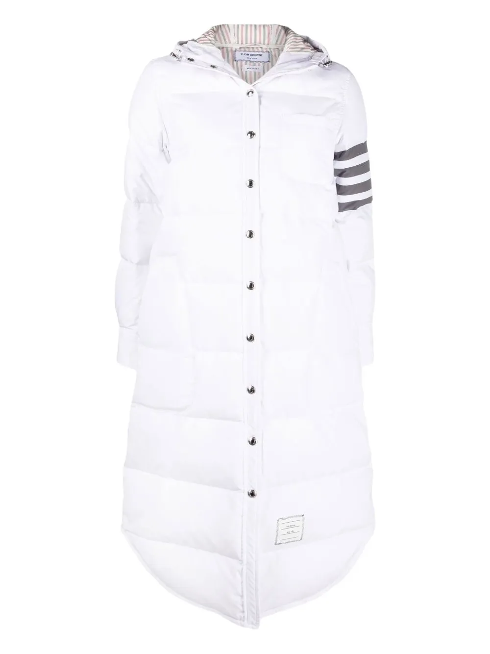 Thom Browne Jas met capuchon Wit