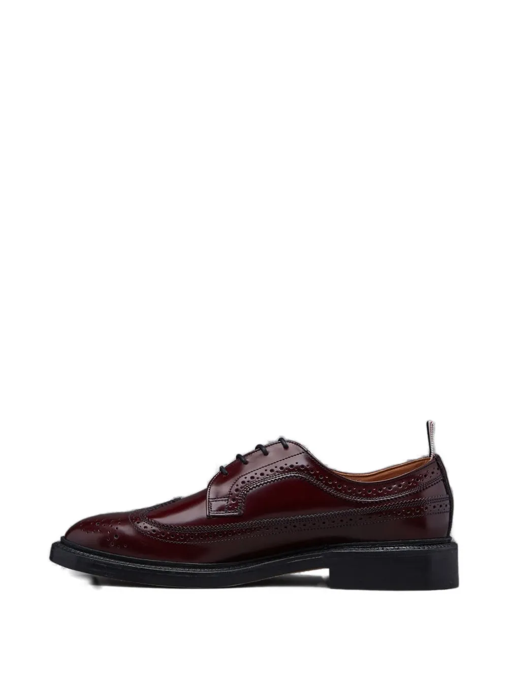 Thom Browne leather derby shoes Red