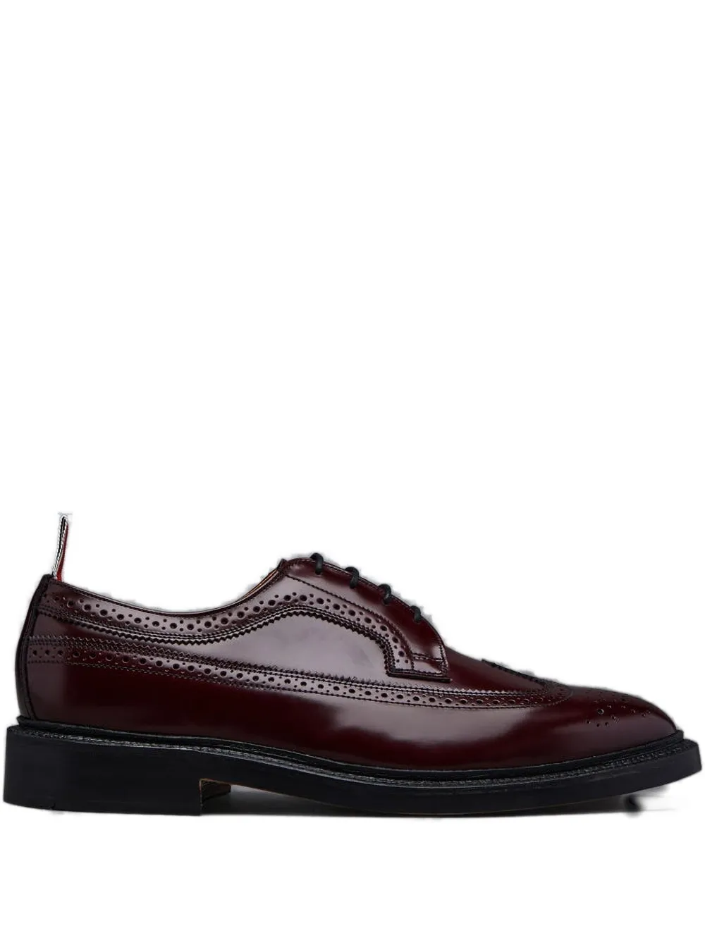 Thom Browne leather derby shoes Red