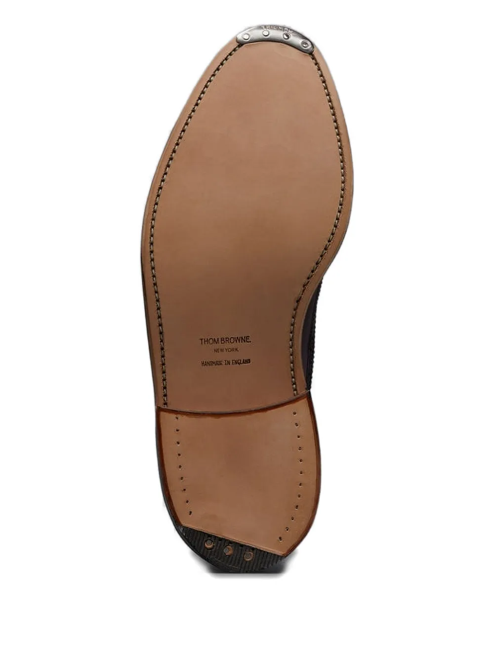 Thom Browne leather derby shoes Red