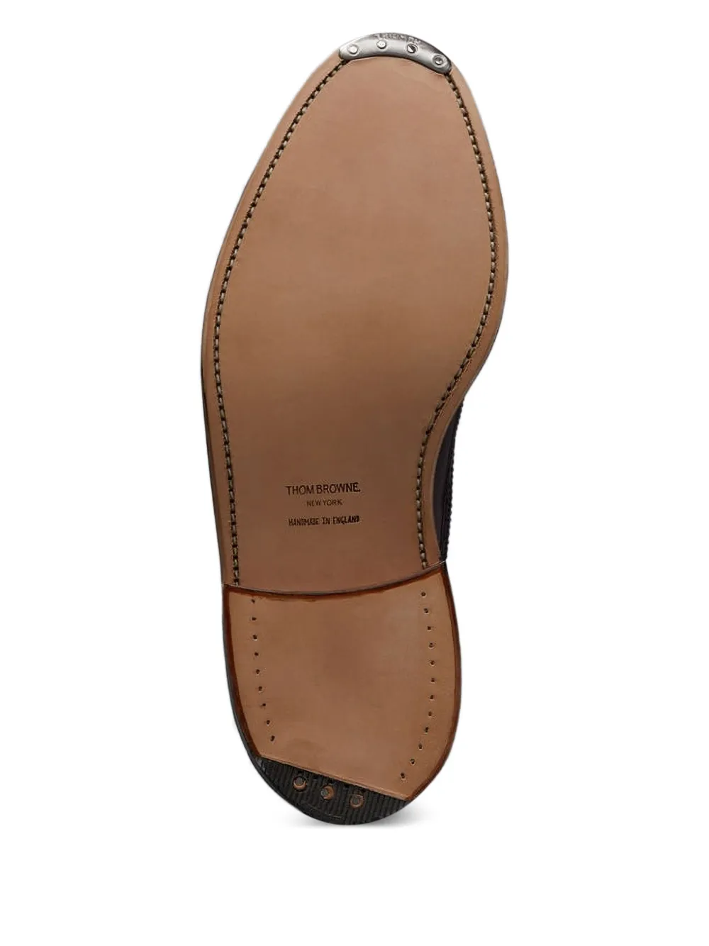 Thom Browne Leren derby schoenen Rood