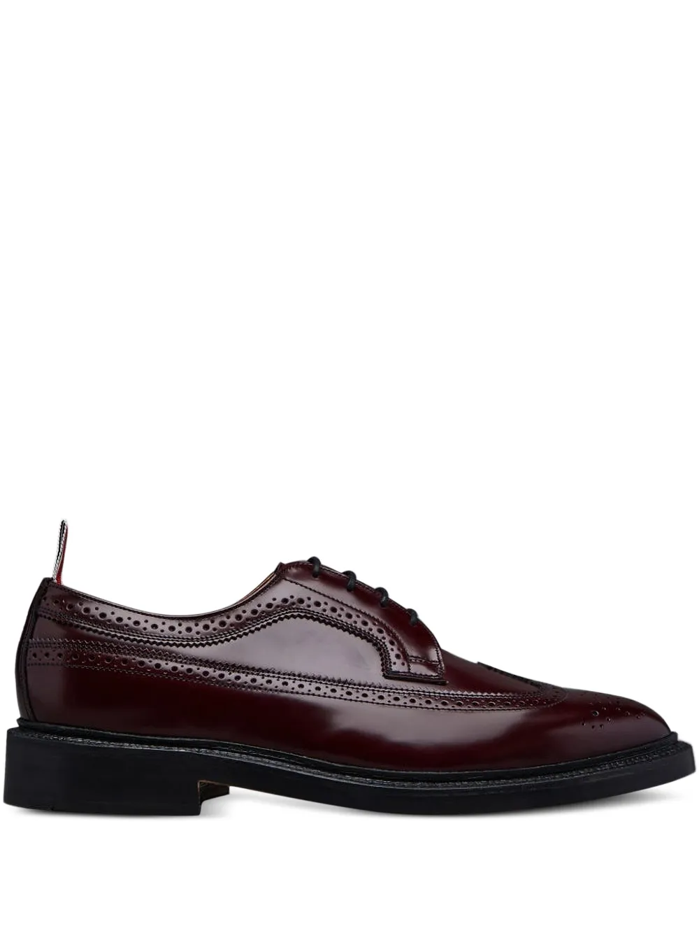 Thom Browne leather derby shoes Red