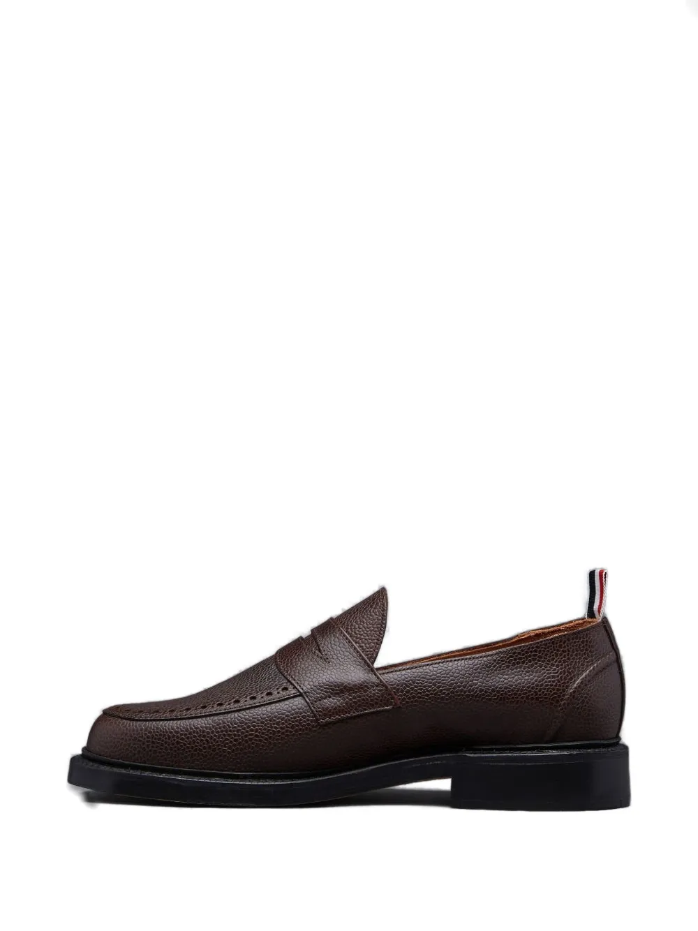 Thom Browne Leren loafers Bruin